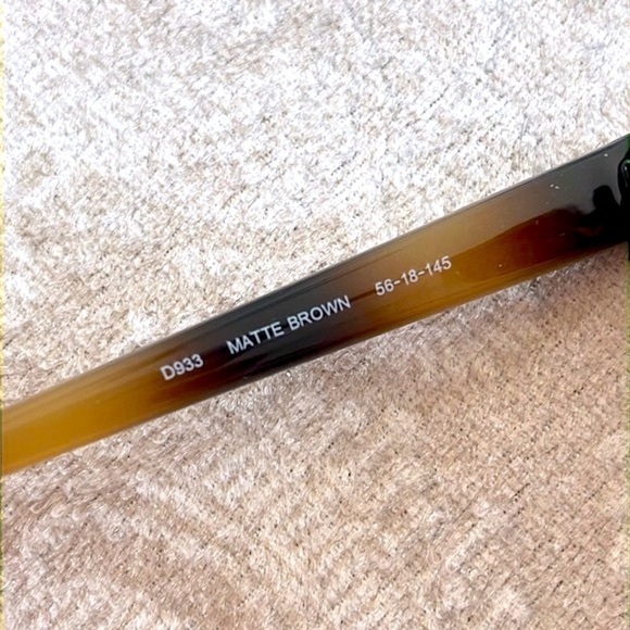 Brand New Lucky Brand Matte Brown Tortoise Round Cat Eye Sunglasses - Picture 12 of 15